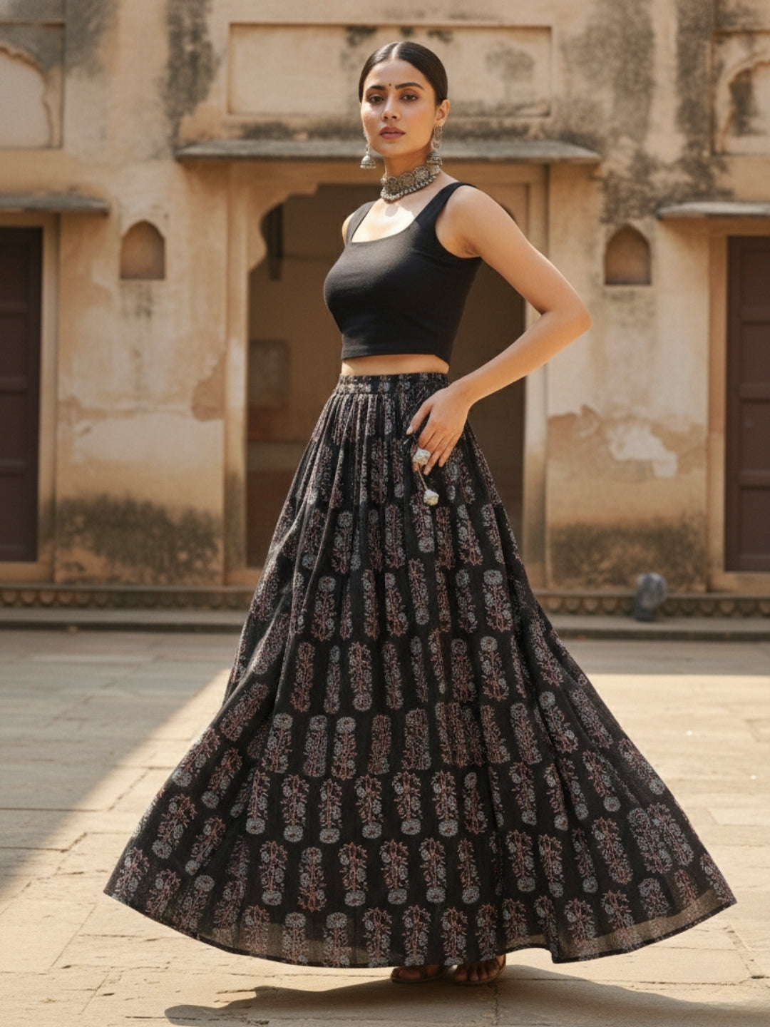 Women’s White Cotton Co-ord Set with Embroidered Top & Relaxed Shorts